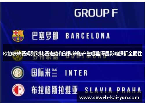 欧协联决赛规则对比赛走势和球队策略产生哪些深层影响探析全面性